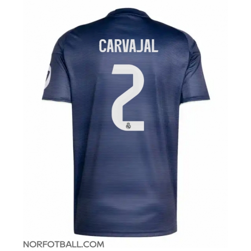Billige Fotballdrakt Real Madrid Daniel Carvajal #2 Replika Bortedrakt 2025-26 Kortermet Billige Fotballdrakt Real Madrid Daniel Carvajal #2 Replika Bortedrakt 2025-26 Kortermet